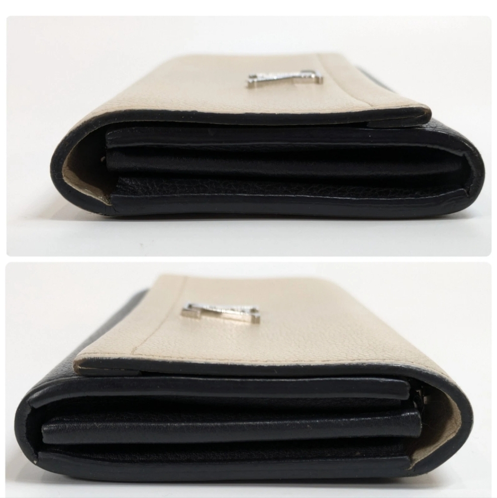 Louis Vuitton Portefeuille lockme wallet Ivory & Black EUC - Authentic - Picture 7 of 15
